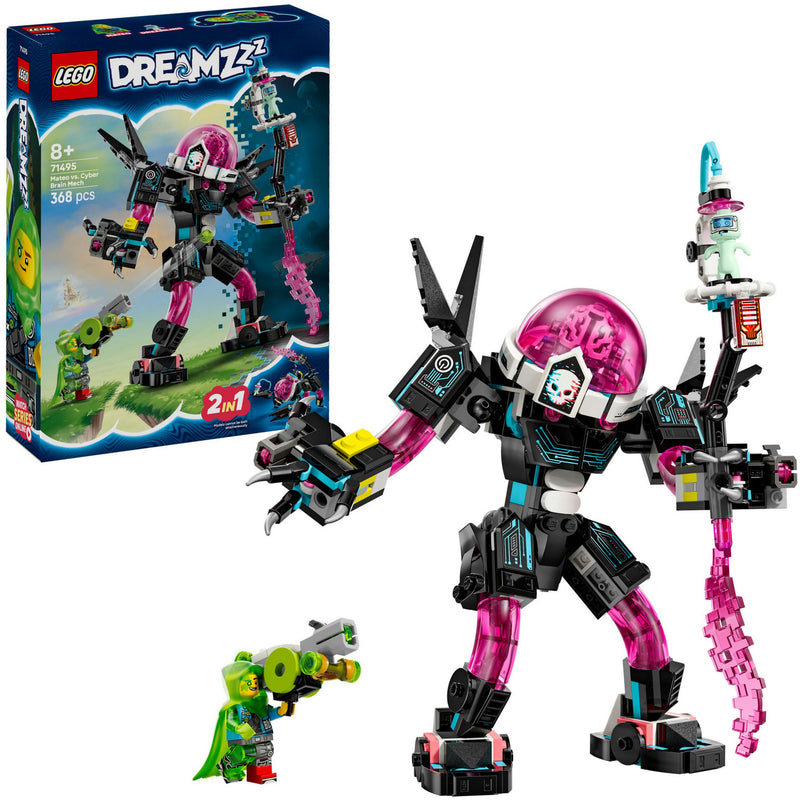 Load image into Gallery viewer, Lego dreamzzz 71495 mateo vs. cyberbreinmecha
