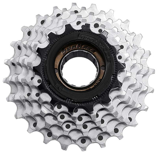 Sunrace freewheel 6 speed 14-28t zink in doosje