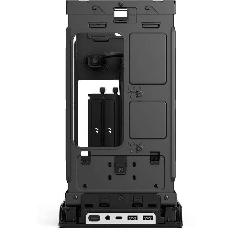 Load image into Gallery viewer, Fractal design era 2 silver mini tower behuizing (zilver | 2x usb-a | 1x usb-c)
