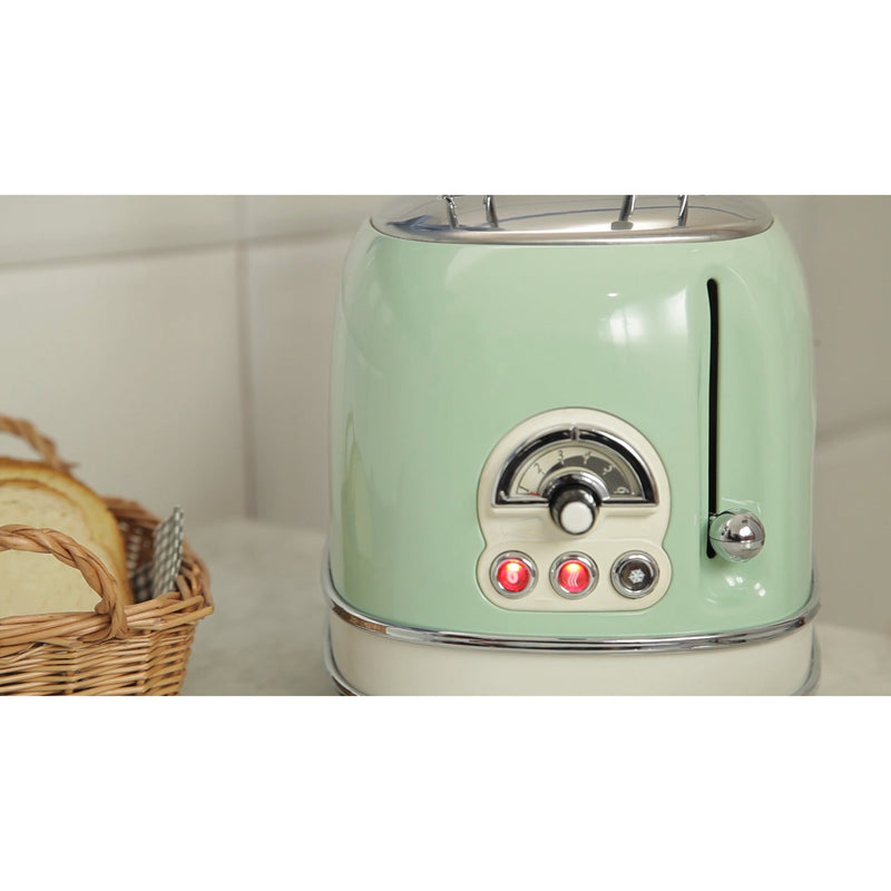 Load image into Gallery viewer, Ariete vintage broodrooster 0155 14 (lichtgroen)
