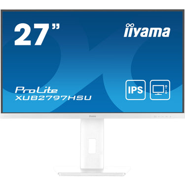 Iiyama prolite xub2797hsu-w2 27 monitor (wit, hdmi, displayport, 2x usb-a, usb-b)