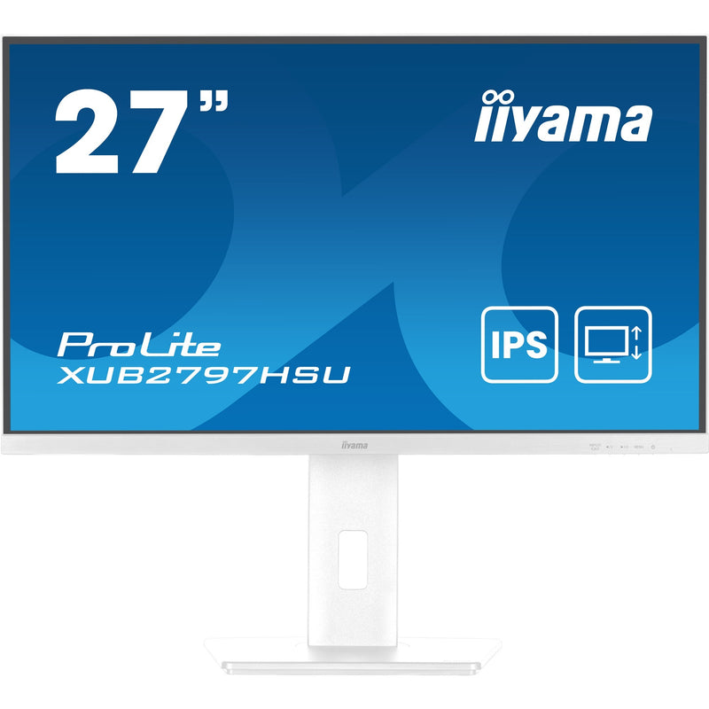 Load image into Gallery viewer, Iiyama prolite xub2797hsu-w2 27 monitor (wit, hdmi, displayport, 2x usb-a, usb-b)
