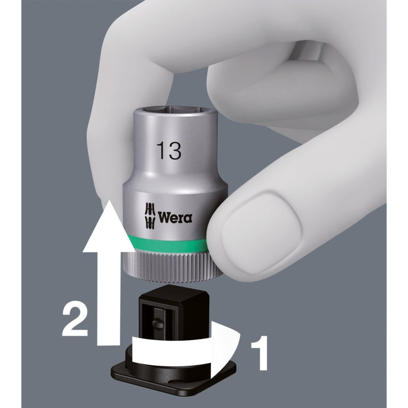 Load image into Gallery viewer, Wera 8100 sa 11 zyklop metal-ratelset, 28‑delig gereedschapsset (omschakelpal, 1 4 -aandrijving)
