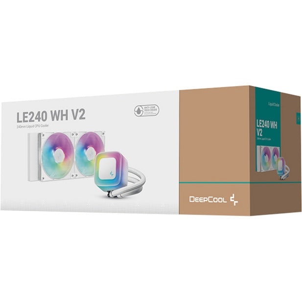 Laden Sie das Bild in Galerie -Viewer, Deepcool le240 v2 waterkoeling (wit)
