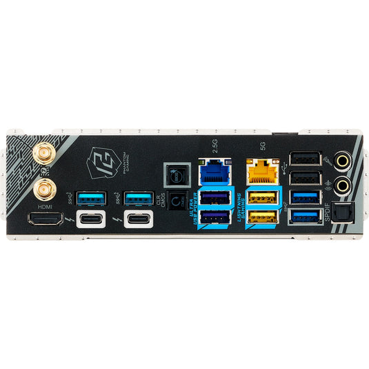 Asrock z890 nova wifi socket 1851 moederbord (zwart, raid, 5gb-lan, 2.5gb-lan, wi-fi 7, bt, sound, atx)