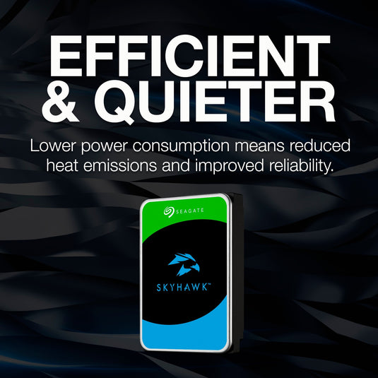 Seagate skyhawk 2 tb harde schijf (sata 6 gb s, 3 jaar rescue data recovery services)