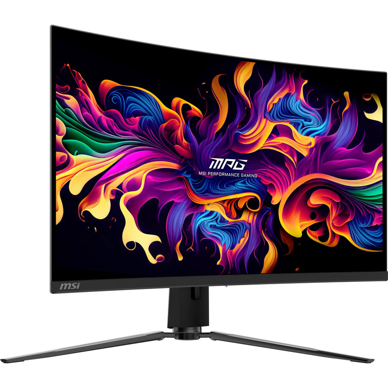Afbeelding laden in galerijviewer, Msi mpg 321curx qd-oled 31.5 4k uhd curved gaming monitor (zwart, 2x hdmi, displayport, 2x usb-a, usb-b, usb-c, 240 hz)
