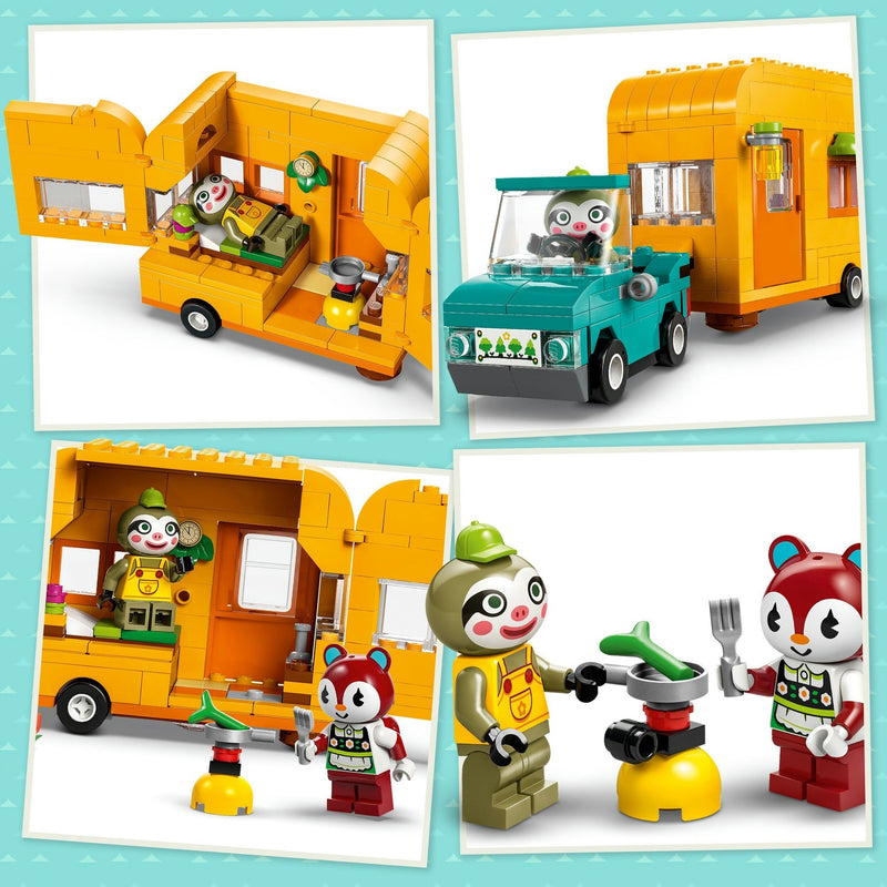 Afbeelding laden in galerijviewer, Lego animal crossing 77054 leifs caravan en winkel
