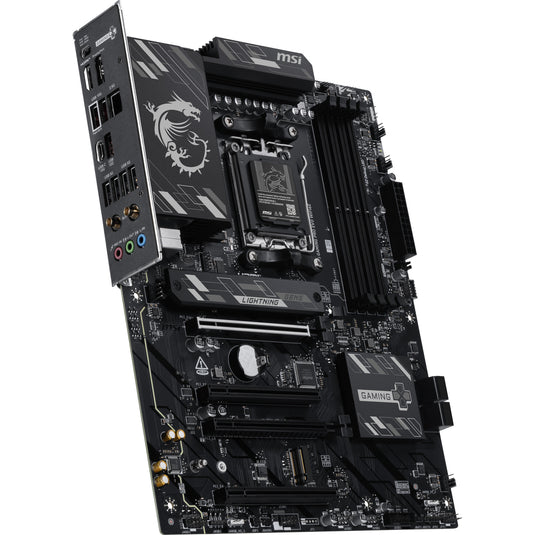 Msi b850 gaming pro wifi6e socket am5 moederbord (zwart, raid, 2.5gb-lan, wi-fi 6e, bt, sound, atx)