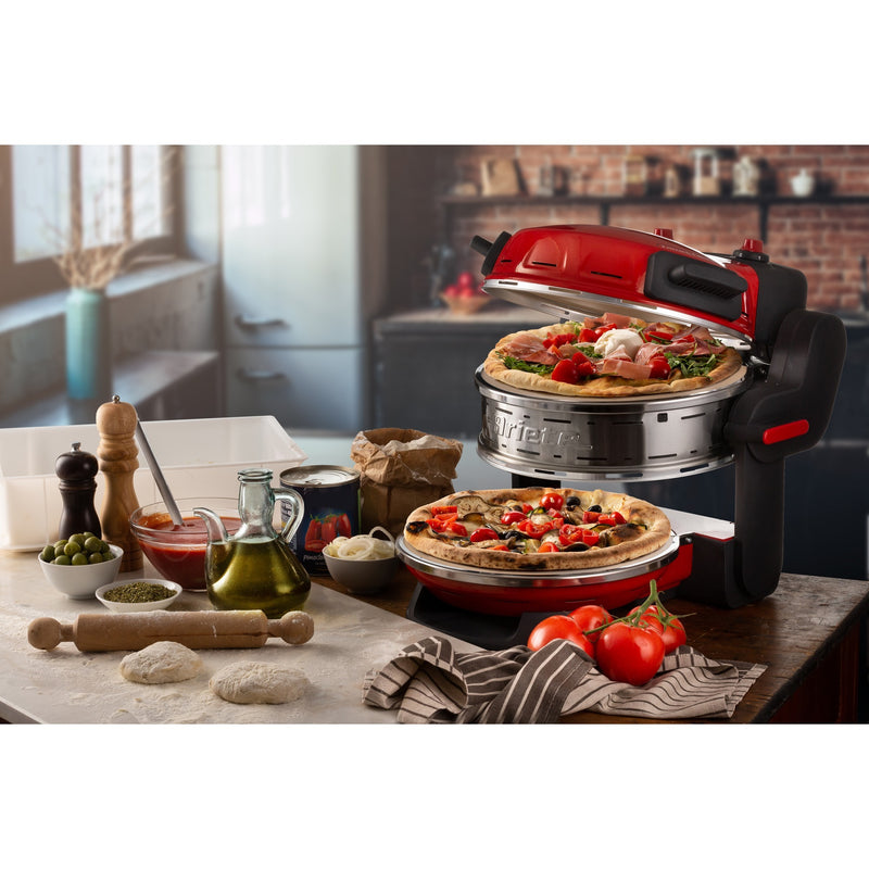 Afbeelding laden in galerijviewer, Ariete dubbele pizzaoven 0927 00 (rood)
