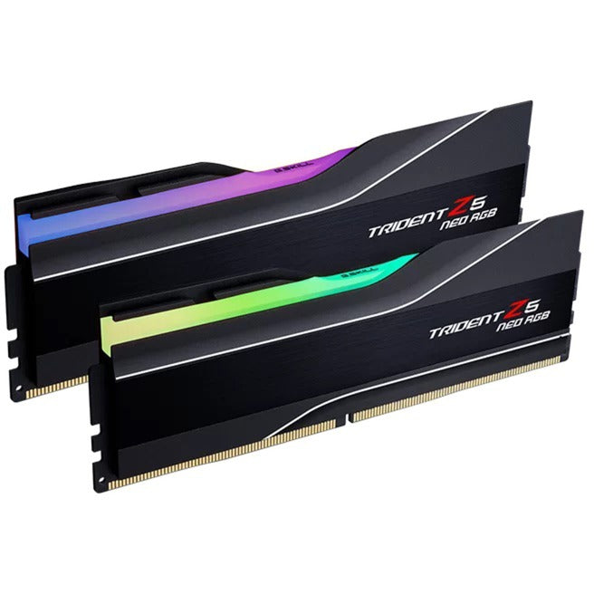 Load image into Gallery viewer, G.skill 64 gb ddr5-6000 (2x 32 gb) kit werkgeheugen (zwart, f5-6000j3040g32gx2-t, trident z5 neo rgb, expo)

