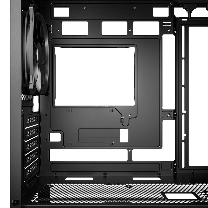 Load image into Gallery viewer, Sharkoon mk4 rgb strip mini tower behuizing (zwart | 2x usb-a | 1x usb-c | rgb)
