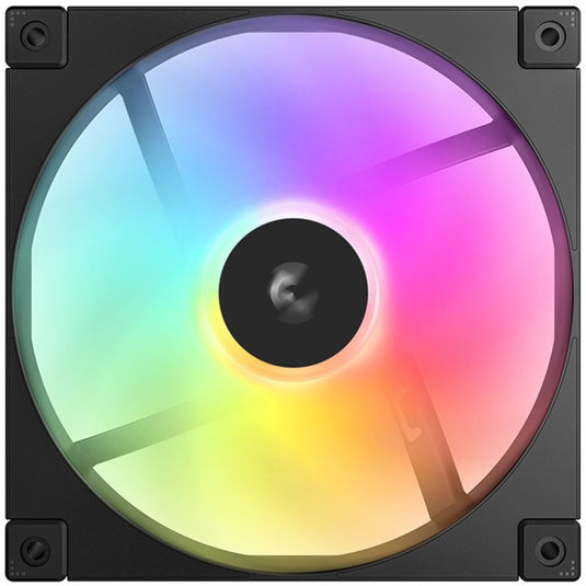Deepcool fd14 argb case fans (zwart, 3 stuks, 140 x 140 x 25 mm, pwm)