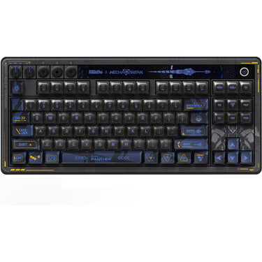 8bitdo retro 87 mechanical keyboard - mecha break (zwart, us lay-out (qwerty), kailh box jellyfish pro glaze, 80% (tkl), abs keycaps, hot-swap, bluetooth le 5.0, wireless 2.4ghz, usb)