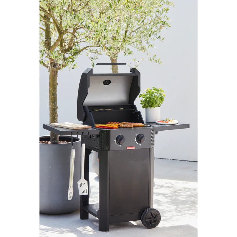 Load image into Gallery viewer, Barbecook luca 210 gasbarbecue met zijtafels (zwart)
