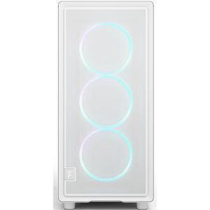 Fractal design epoch rgb midi tower behuizing (wit | 2x usb-a | 1x usb-c | rgb | tempered glass)