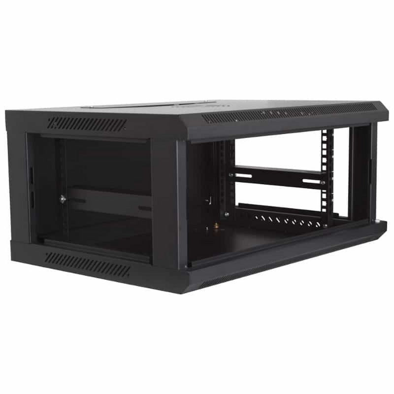 Chargez l'image dans la visionneuse de la galerie, Dsi 4u wandkast met glazen deur server rack (zwart)
