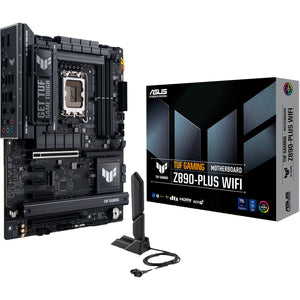 Asus tuf gaming z890-plus wifi socket 1851 moederbord (raid, 2.5gb-lan, wi-fi 7, bt, sound, atx)