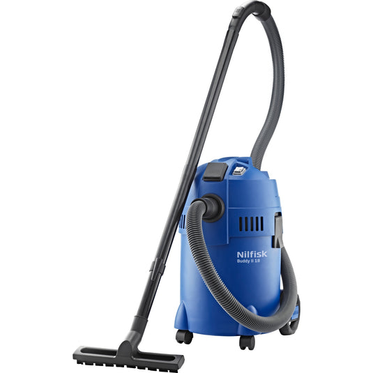 Nilfisk buddy ii 18 t nat- en droogzuiger (blauw zwart)
