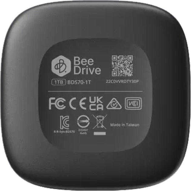 Load image into Gallery viewer, Synology beedrive 1 tb externe ssd (zwart, usb 3.2 gen 2 (type c))
