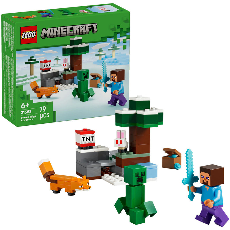 Load image into Gallery viewer, Lego minecraft 21583 steves taiga-avontuur
