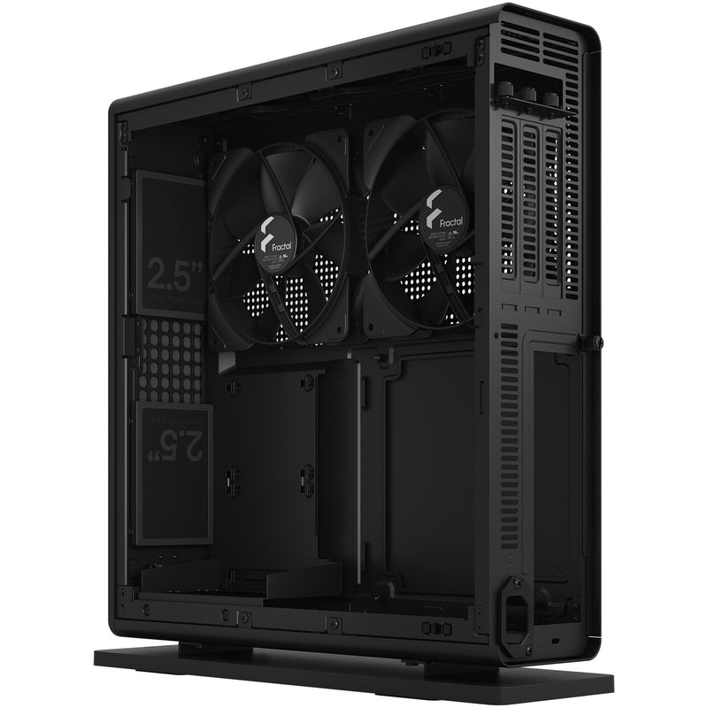 Load image into Gallery viewer, Fractal design ridge black mini tower behuizing (zwart | 2x usb-a | 1x usb-c)
