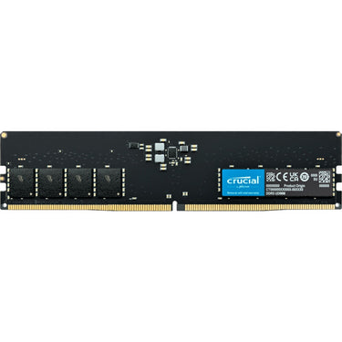 Crucial 16 gb ddr5-5600 (1x 16 gb) werkgeheugen (zwart, ct16g56c46u5)