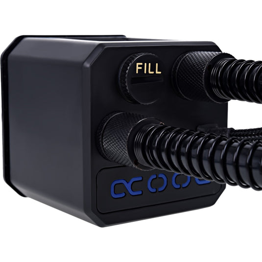 Alphacool eisbaer 360 waterkoeling (zwart, 4-pins pwm fan-connector)