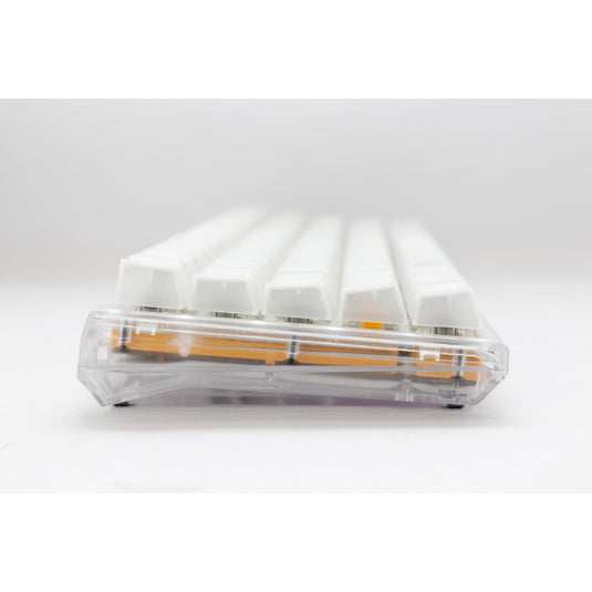 Ducky one 3 sf aura white, toetsenbord (wit, us lay-out, cherry mx brown, 65%, abs double shot, hot swap)