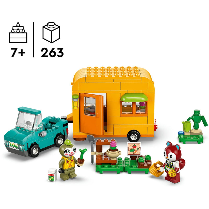 Afbeelding laden in galerijviewer, Lego animal crossing 77054 leifs caravan en winkel
