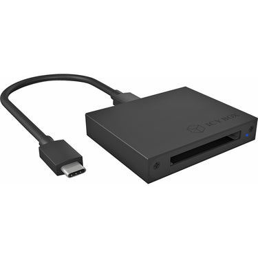 Icy box ib-cr402-c31 card reader kaartlezer (zwart, usb-c 3.2 (10 gbit s))