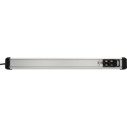 Brennenstuhl premium-alu-line stekkerdoos 12-voudig stekkerdoos (zwart zilver)