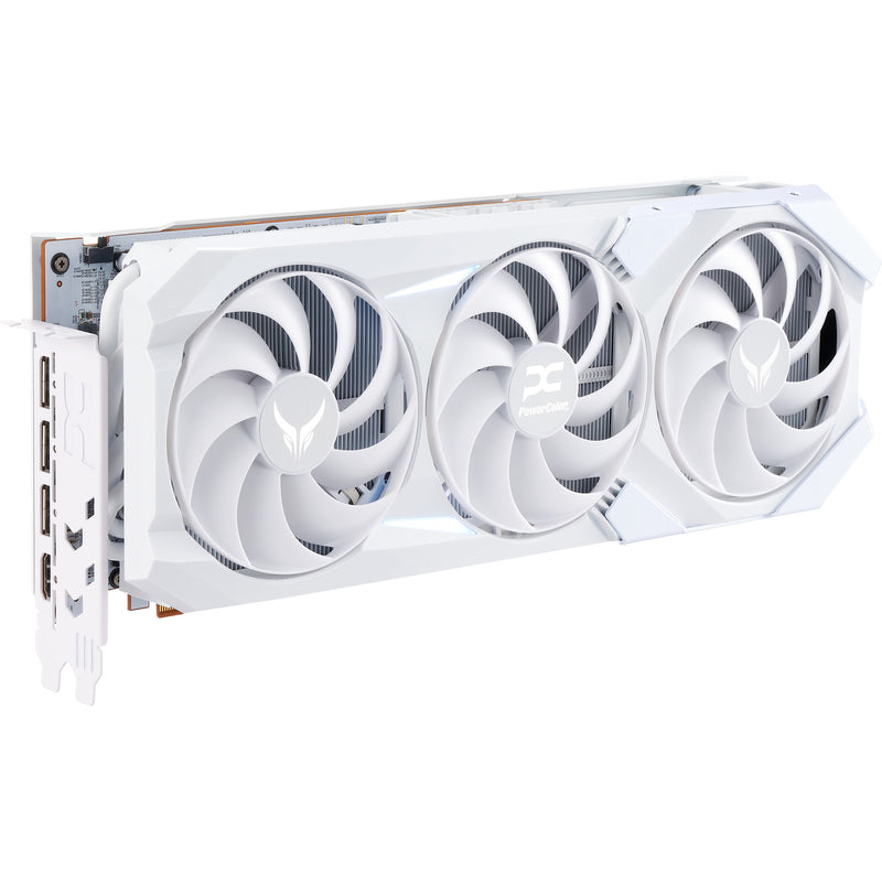 Load image into Gallery viewer, Powercolor radeon rx 9070 xt red devil spectral white 16gb gddr6 grafische kaart (wit, rdna4, gddr6, 3x displayport, 1x hdmi)
