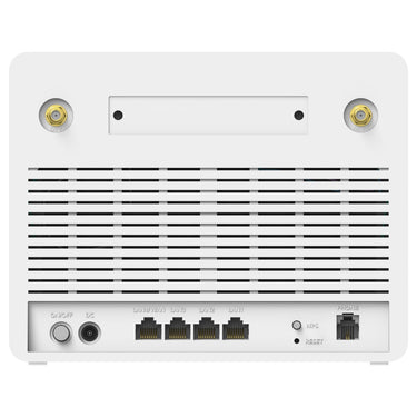 Cudy ac1200 wi-fi 4g lte-cat6 gigabit router lt700v mesh router (wit, mesh, app, nano simslot)