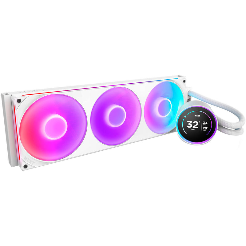 Load image into Gallery viewer, Nzxt kraken elite 420 rgb waterkoeling (wit)
