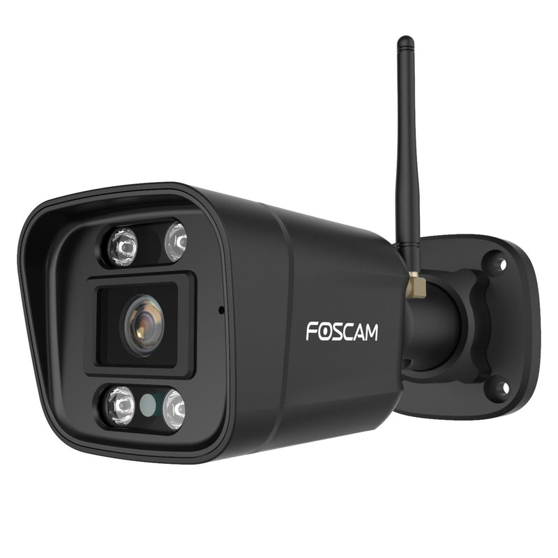 Load image into Gallery viewer, Foscam v8p, 4k 8mp dual-band wifi beveiligingscamera (zwart, met geluid- en lichtalarm)
