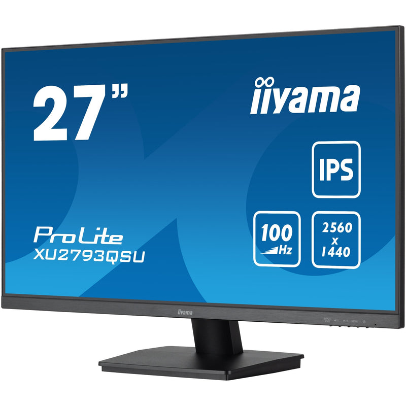 Load image into Gallery viewer, Iiyama prolite xu2793qsu-b7 27 monitor (zwart, hdmi, displayport, 2x usb-a, usb-b)
