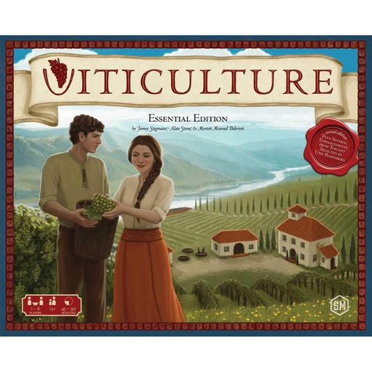 Asmodee viticulture - essential edition bordspel (engels, 1 - 6 spelers, 45 - 90 minuten, vanaf 13 jaar)