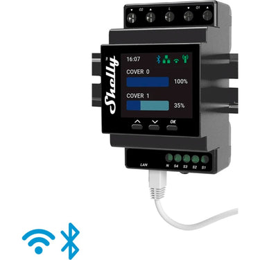 Shelly pro dual cover pm controller bluetooth, wifi