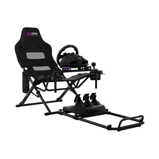 Lorgar advanced raf1 racing simulator (zwart)