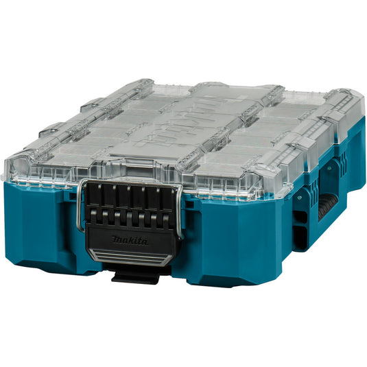 Makita maktrak organizer medium p-91045 gereedschapsbox (blauw zwart)