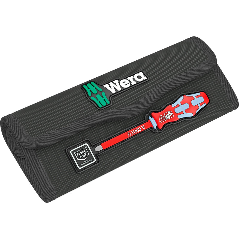Load image into Gallery viewer, Wera kraftform kompakt vde rvs 17 extra slim 1 tool finder, 17‑delig schroevendraaier (rood blauw)
