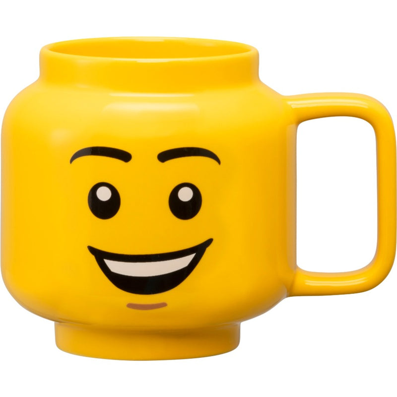 Afbeelding laden in galerijviewer, Room copenhagen lego keramische mok - vrolijke jongen, groot (geel)
