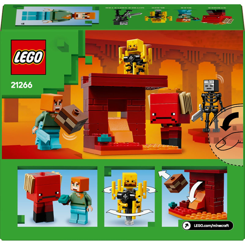 Load image into Gallery viewer, Lego minecraft 21266 de lavastrijd in de nether
