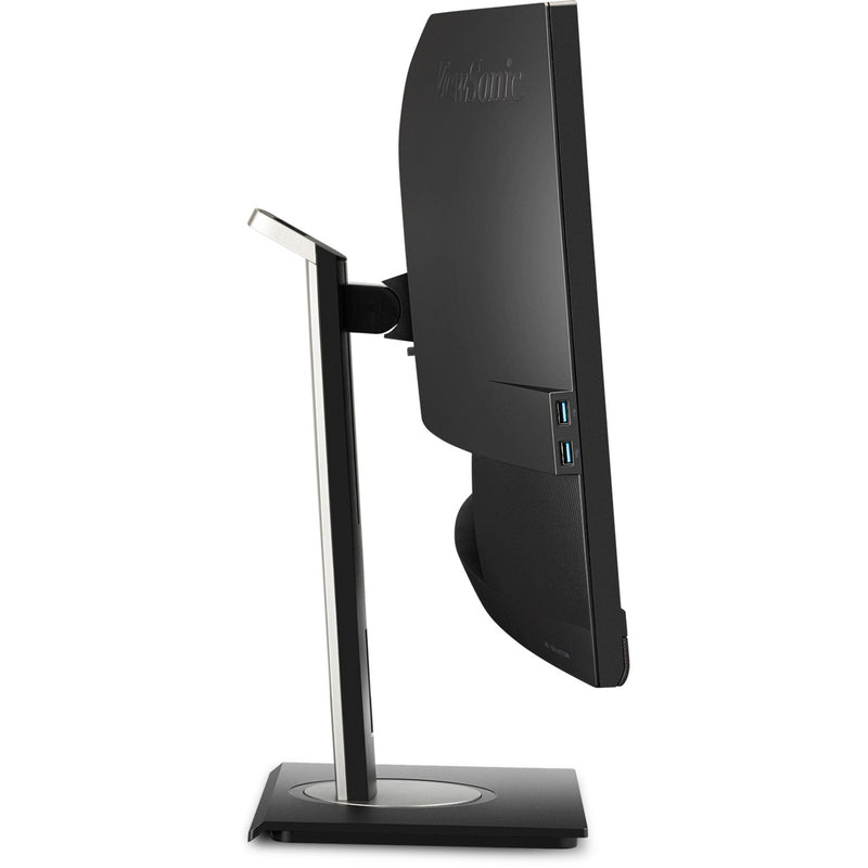 Load image into Gallery viewer, Viewsonic uwqhd curved docking monitor vg3456c 34 ultrawide (zwart (mat), 2x hdmi, 1x displayport, usb-a, usb-b, usb-c, lan, audio)
