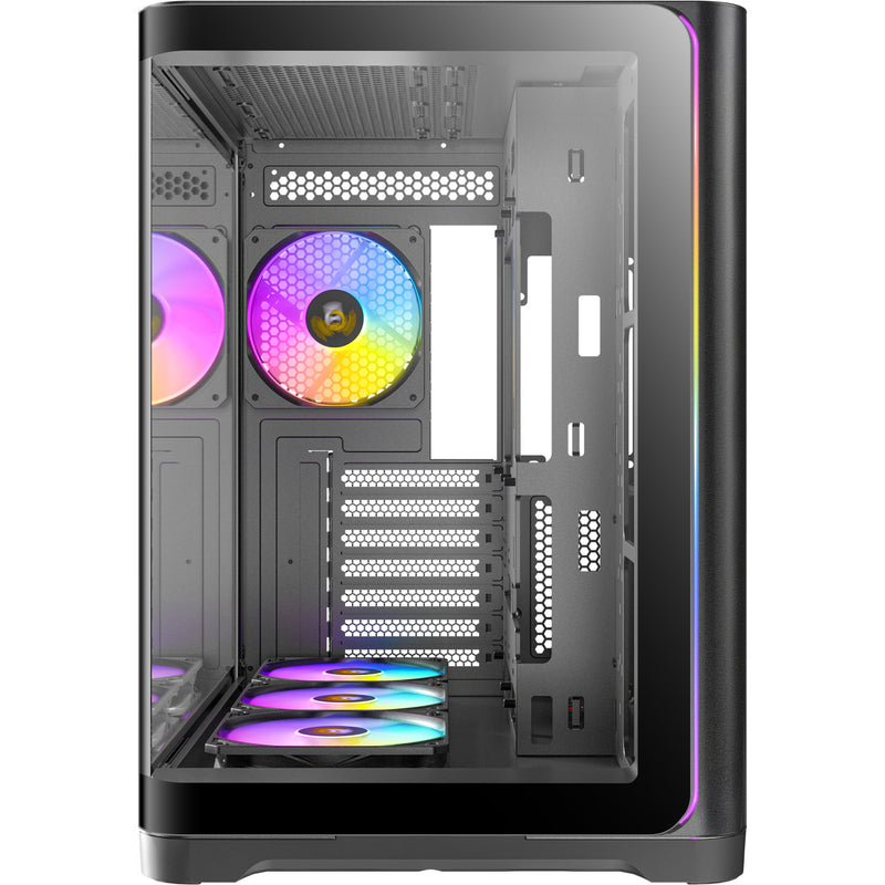 Load image into Gallery viewer, Antec c5 curve argb midi tower behuizing (zwart | 2x usb-a | 1x usb-c | tempered glass)

