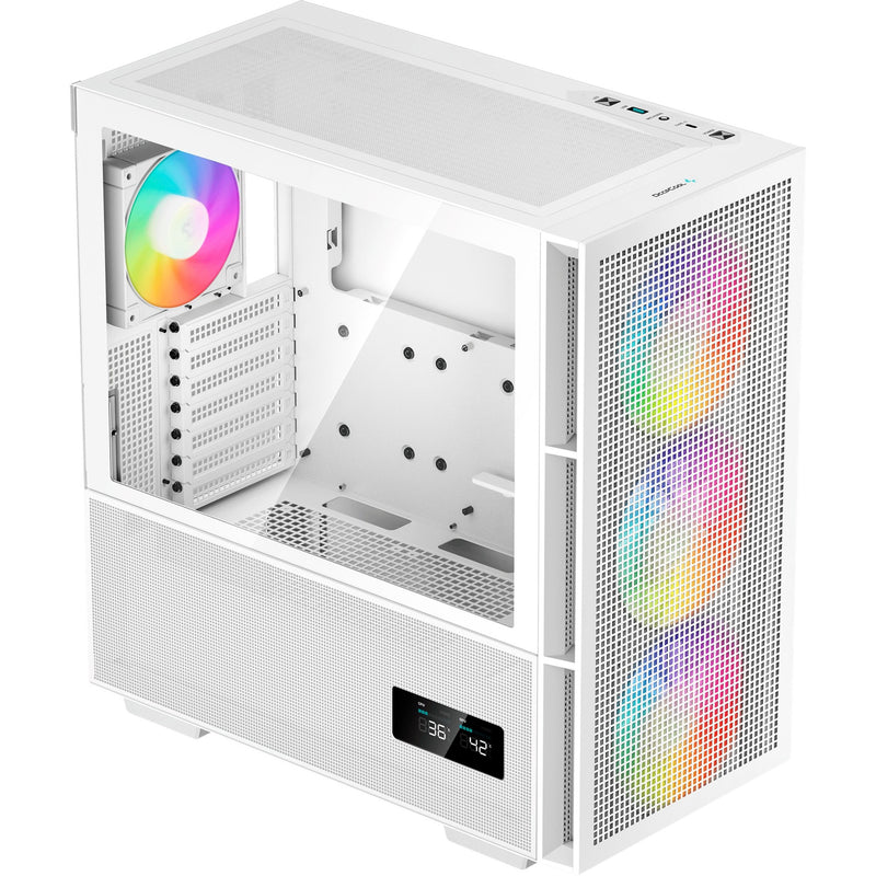 Load image into Gallery viewer, Deepcool ch560 digital midi tower behuizing (wit | 1x usb-a | 1x usb-c | rgb | tempered glass)
