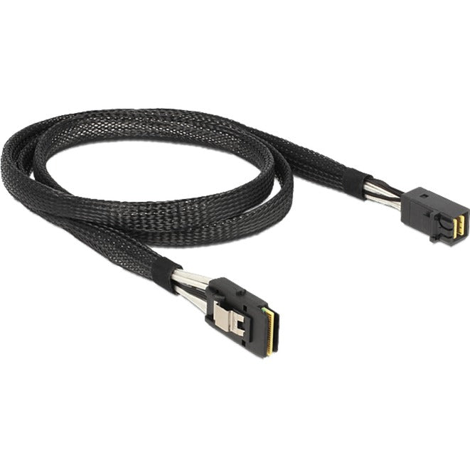 Load image into Gallery viewer, Delock mini sas hd sff-8643 > mini sas sff-8087 adapter (zwart, 1 meter)

