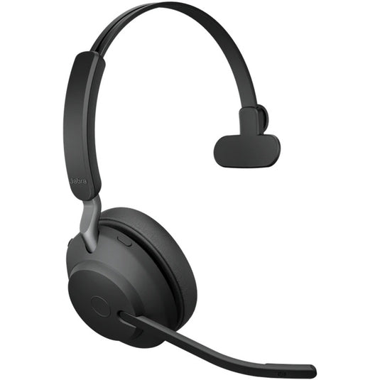 Jabra evolve2 65, ms mono on-ear headset (zwart, microsoft teams, bluetooth)