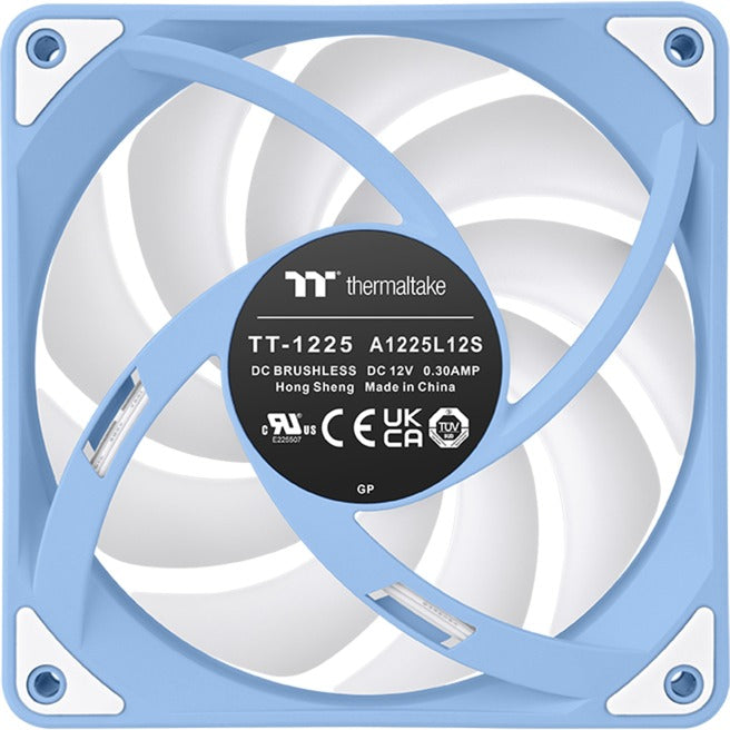 Load image into Gallery viewer, Thermaltake ct120 ex reverse argb sync pc cooling fan hydrangea blue (3-fan pack) case fans (lichtblauw, 3 stuks, 120 x 120 x 25 mm, pwm)
